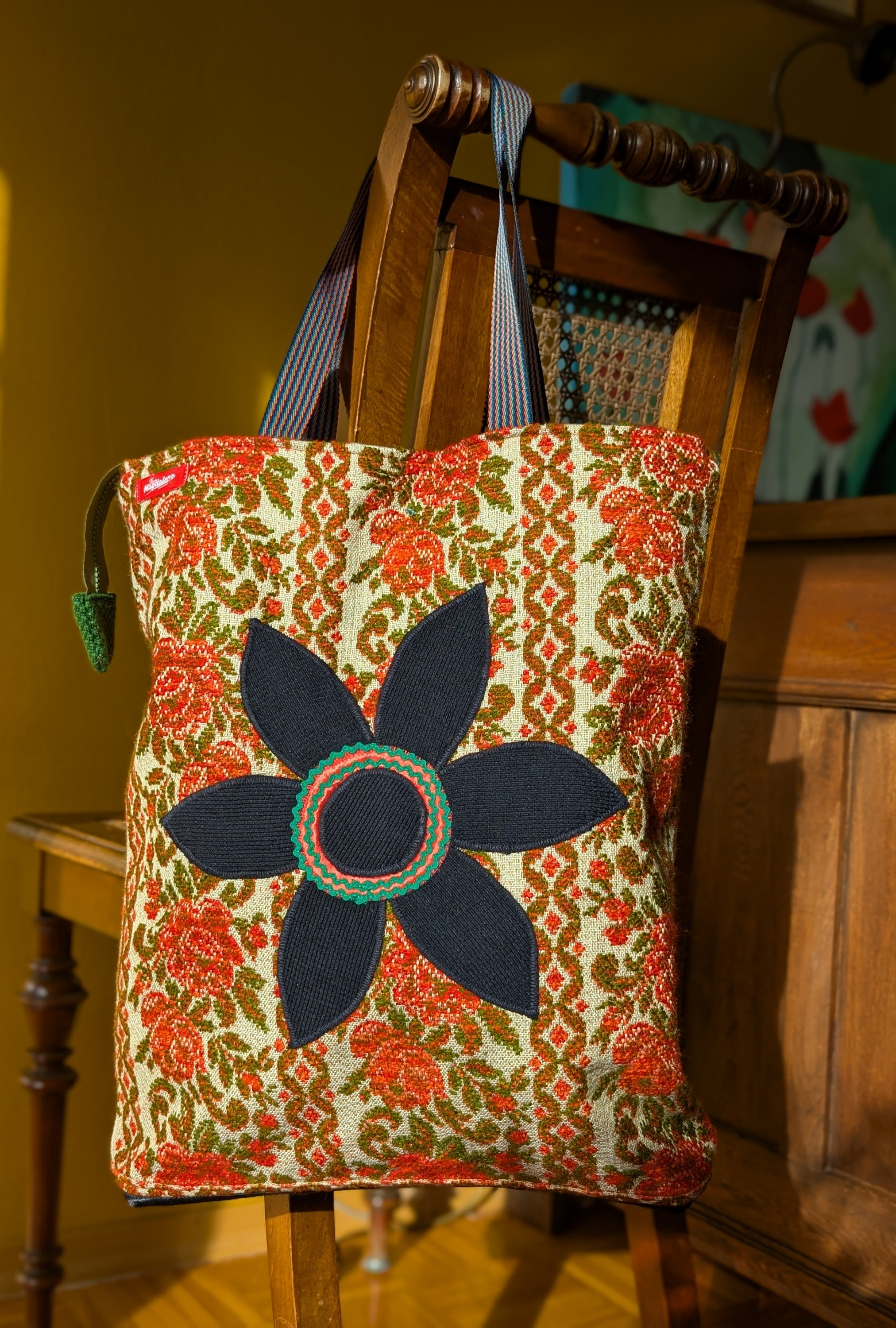 Tasche "Ethno-Blume" - Miniaturbild 5