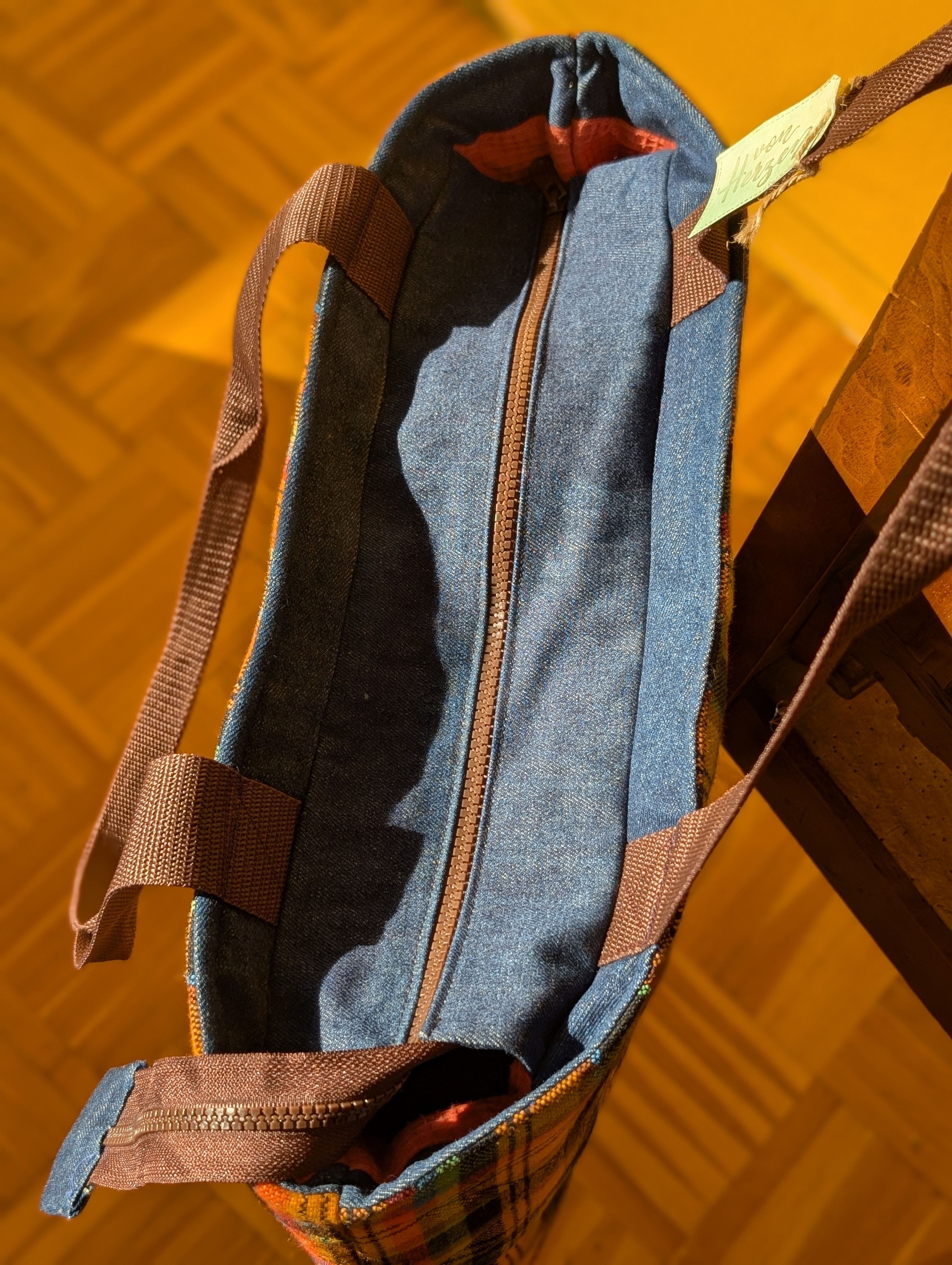 Tasche "Karomuster" - Miniaturbild 5