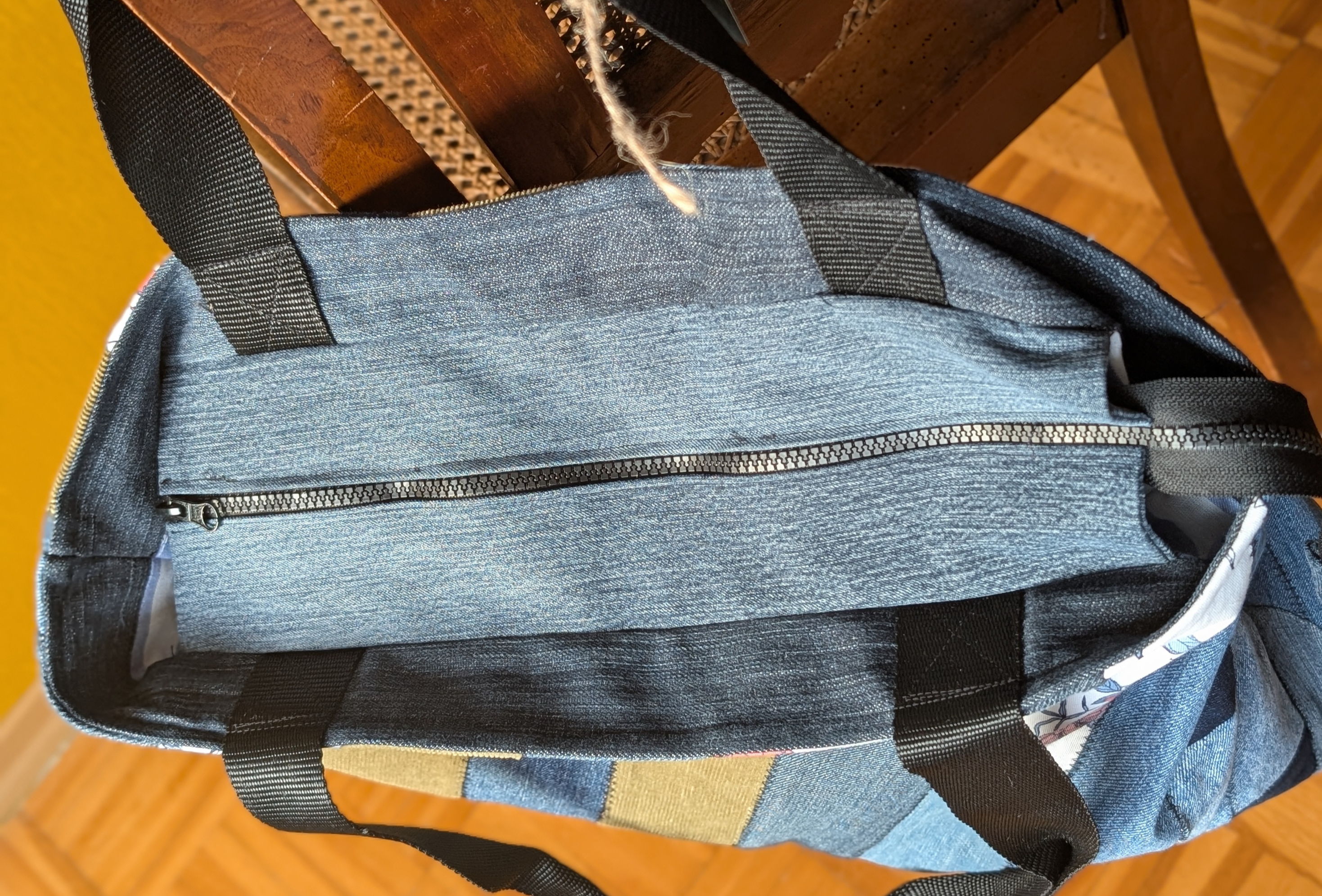 Tasche "Diagonale Streifen" N°1 - Miniaturbild 3