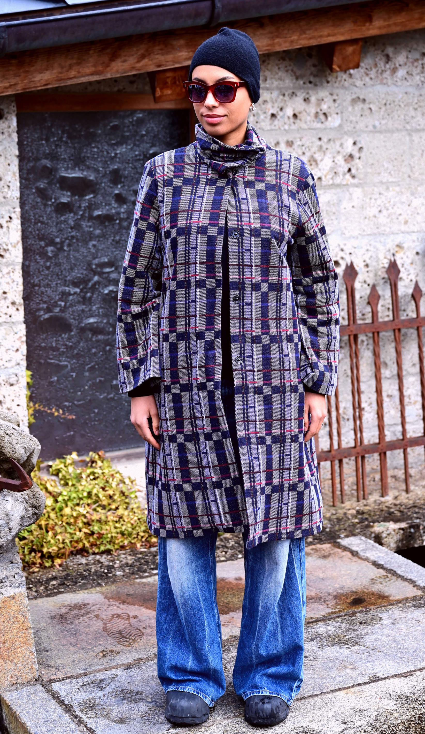 Mantel "Karomuster" - Miniaturbild 3