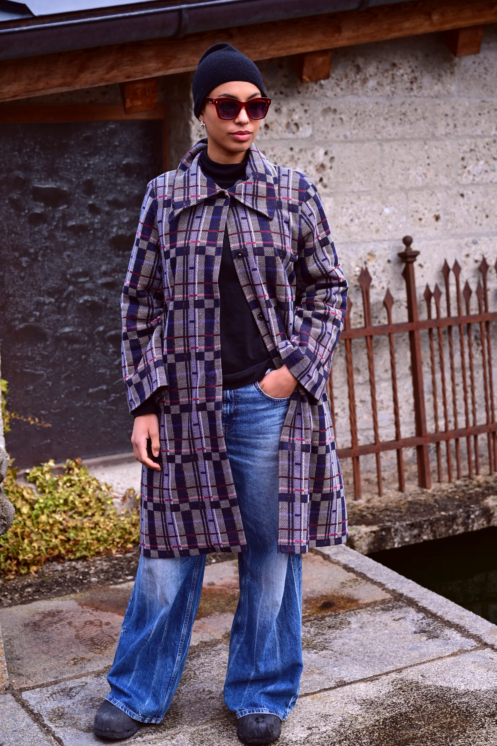 Mantel "Karomuster" - Miniaturbild 5