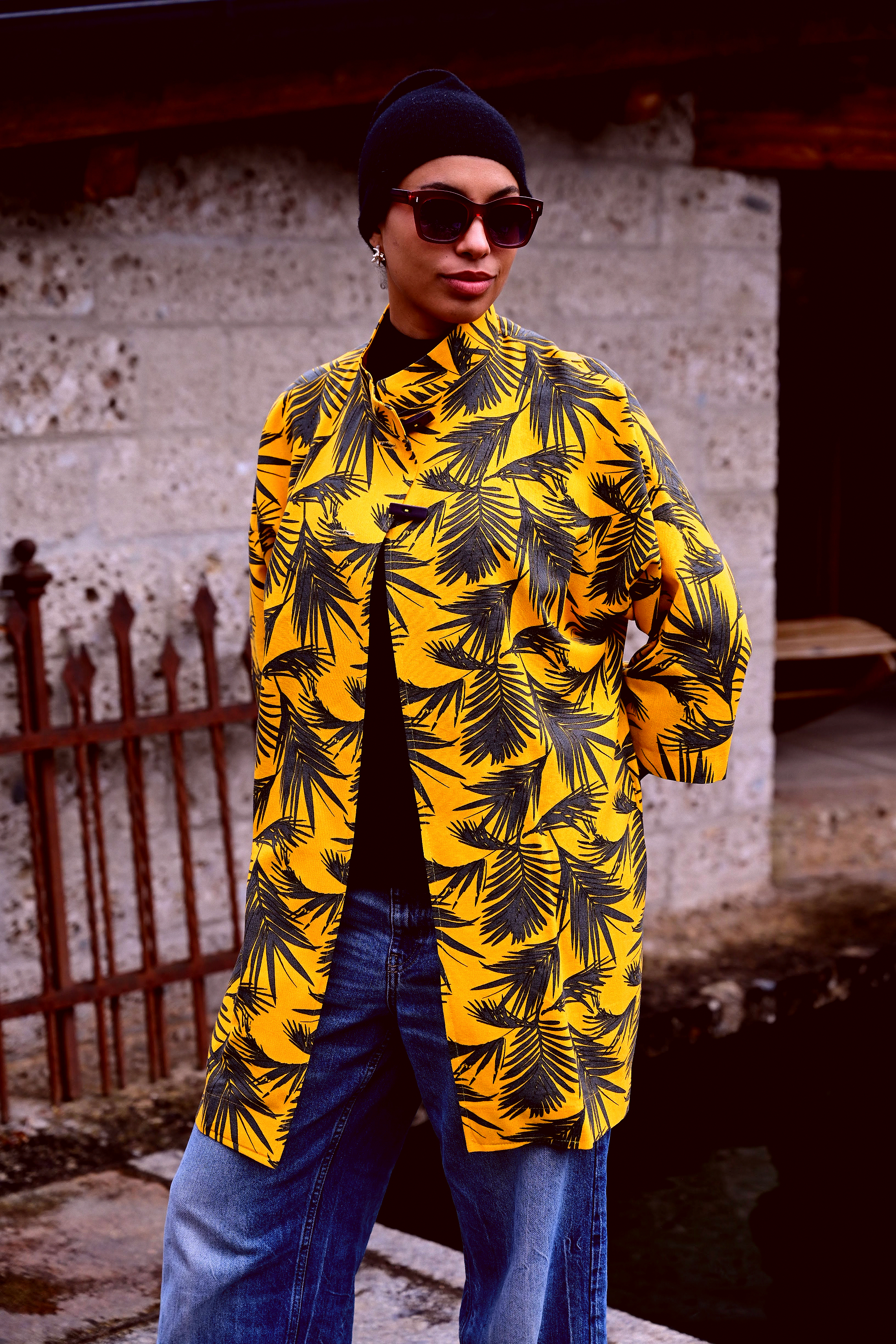 Mantel "Frühlingsgelb 3/4" - Miniaturbild 4