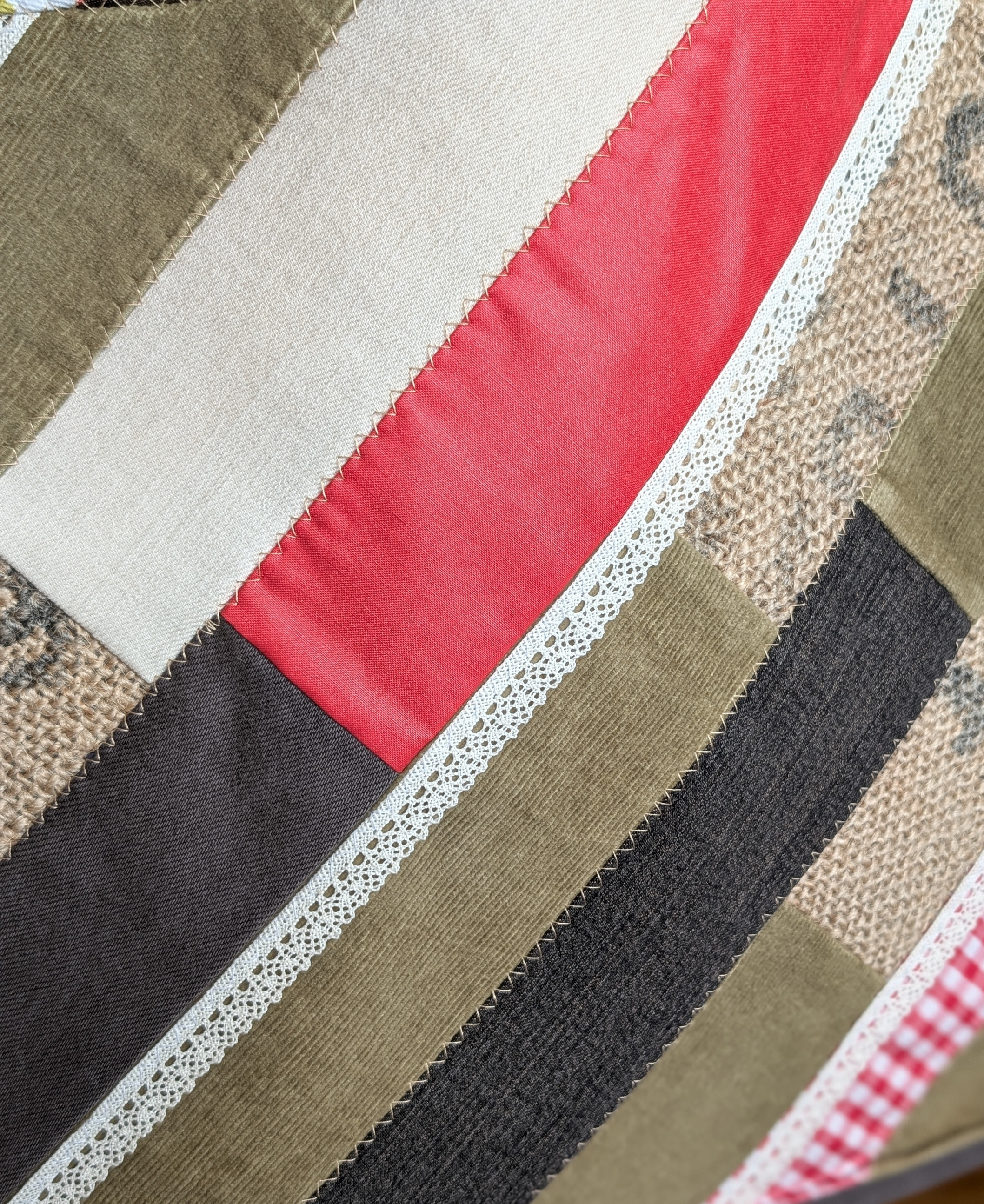 Tasche "Diagonale Streifen" N°2 - Miniaturbild 4