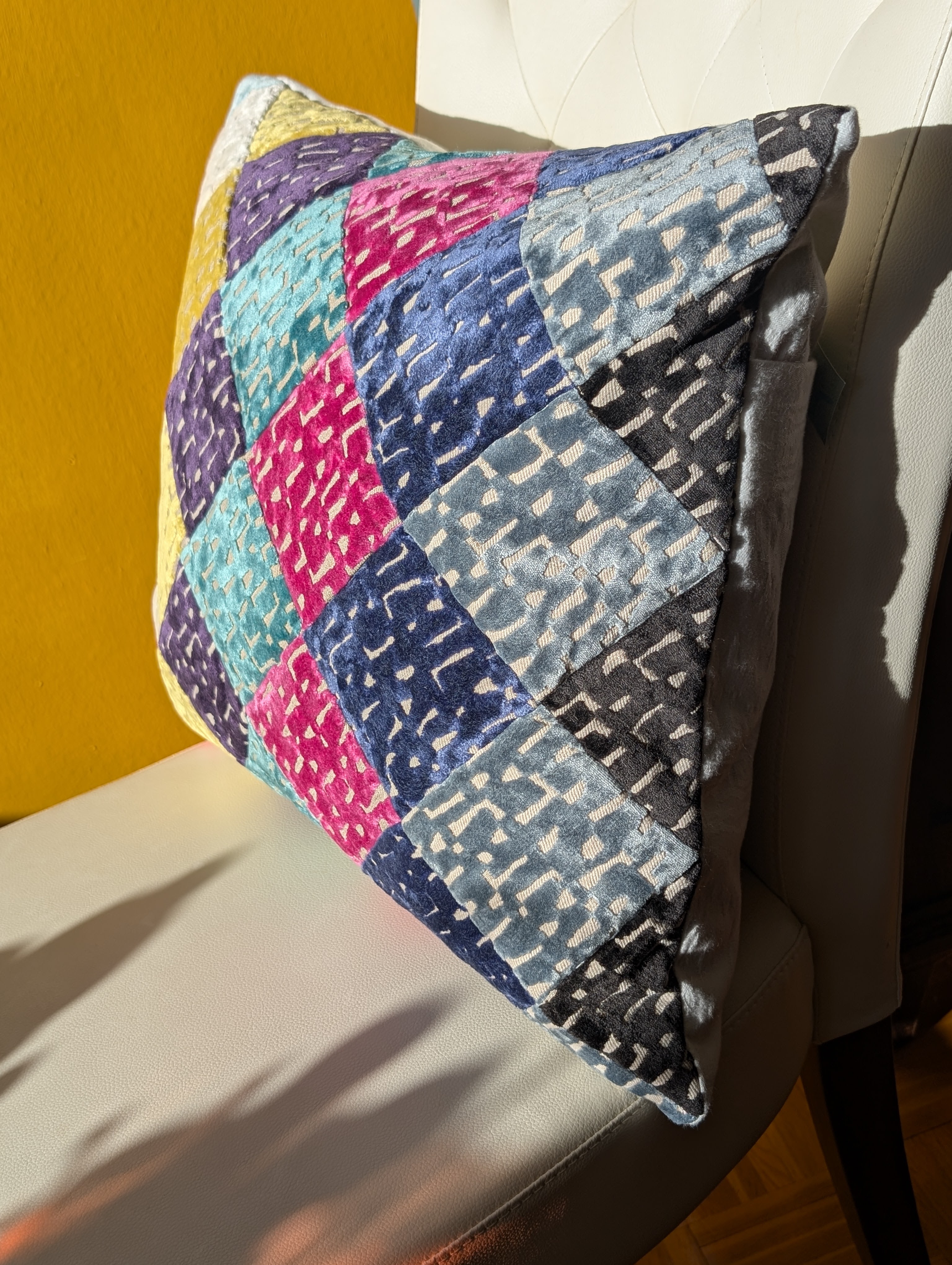 Kissen "Patchwork Samt" - Miniaturbild 2