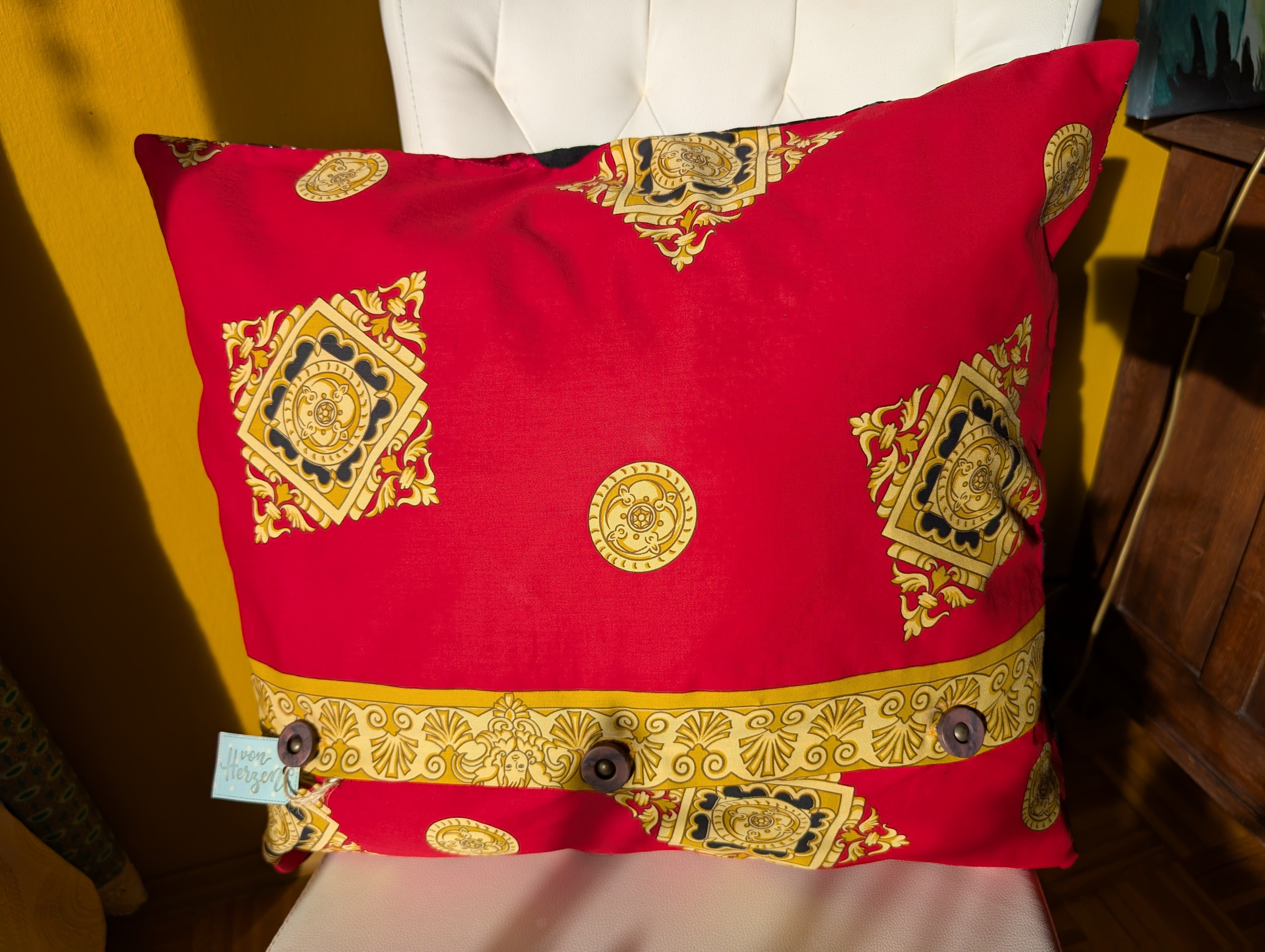 Kissen "Schwarz Rot" - Miniaturbild 3