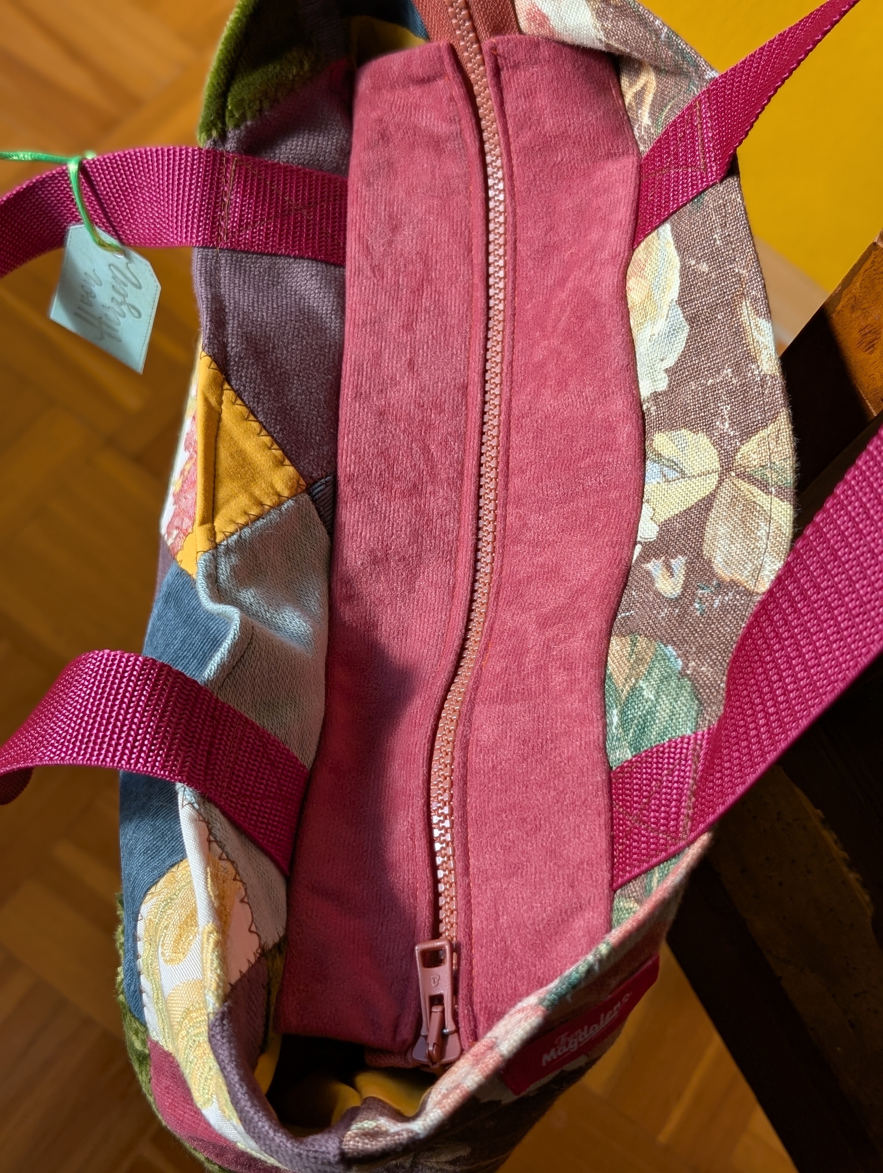 Tasche "Rosen und Quadrate" - Miniaturbild 6